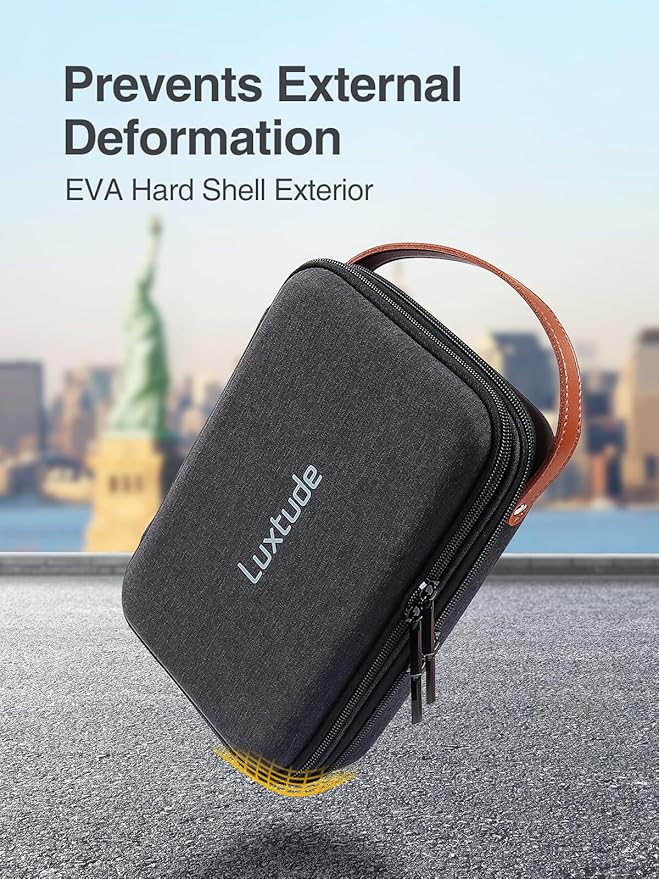 Luxtude Electronics Organizer Travel Case, Portable Tech Organizer - Image 5