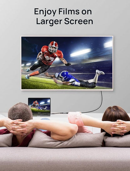 JSAUX USB C to HDMI Adapter, 4K Type C to HDTV Female Adapter - Image 3