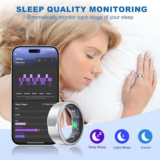 SEEKZERO Smart Ring-Size First Before You Buy, No APP Subscription, 7-10 Days - Image 5