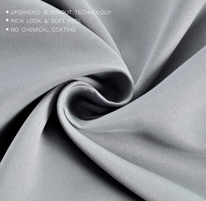 MIUCO Room Darkening Grommet Thermal Insulated Blackout Window Curtains Panels - Image 4