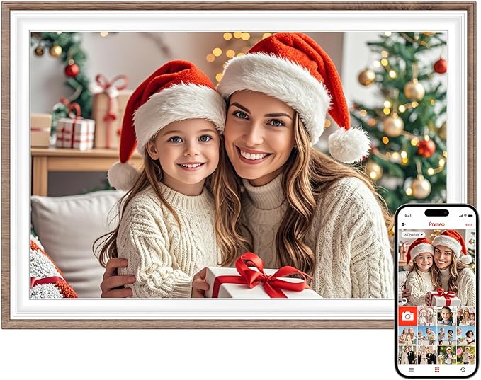 Frameo 10.1" Digital Picture Frame, Smart WiFi Digital Photo Frame by BrightandPowerYourLife
