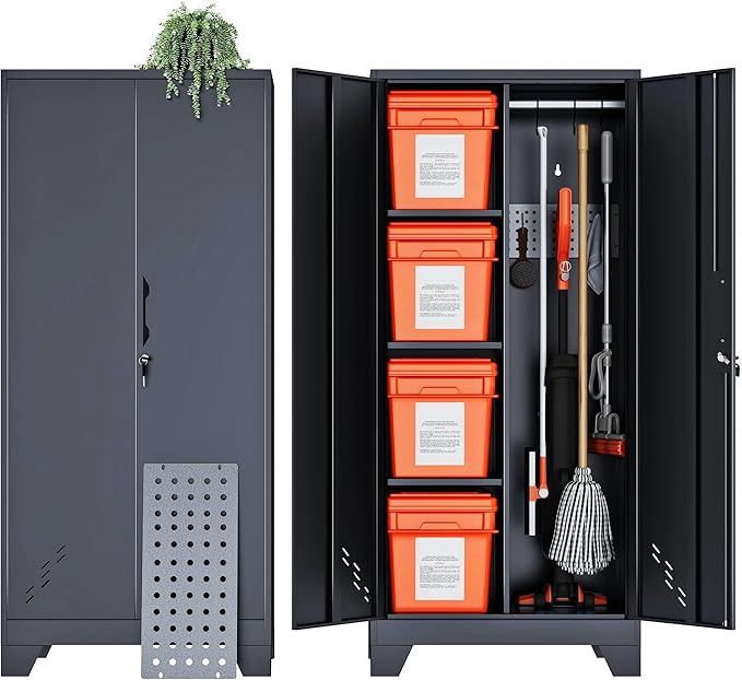 Storage Cabinet 61" H, Metal Outdoor Sheds by METALREAD