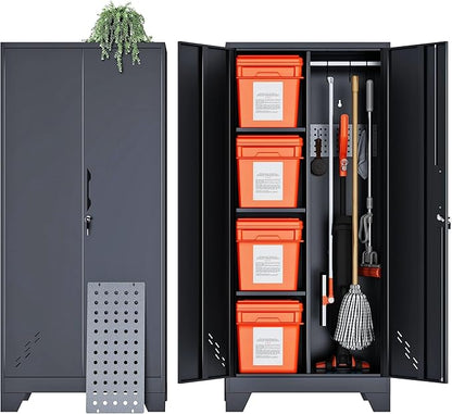 Storage Cabinet 61" H, Metal Outdoor Sheds by METALREAD