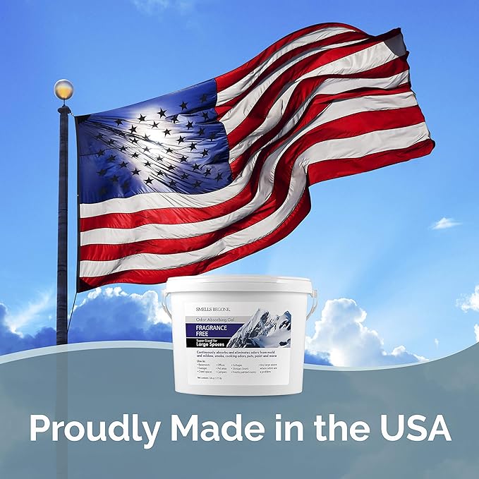 SMELLS BEGONE 1-Gallon Gel Odor Eliminator – High-Capacity, Long-Lasting Odor - Image 6