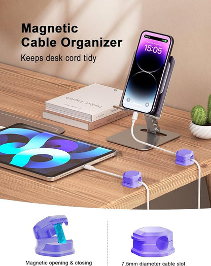 Cord Organizer - Cord Holder for Nightstand - Cable Clips - Cord Holder - Image 3