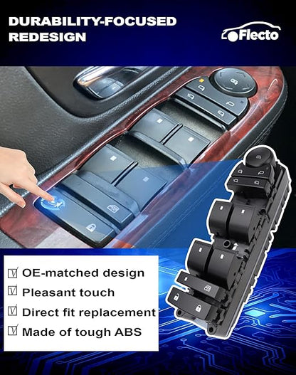 Flecto 20835553 Master Power Window Switch Driver Side - Image 4