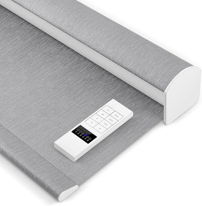 Zshine Motorized Blackout Window Blinds Customize Width Remote Control Wireless by ZSHINEHome