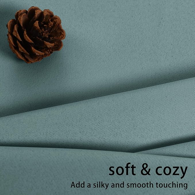 JIUZHEN Stone Blue Blackout Curtains - Image 7