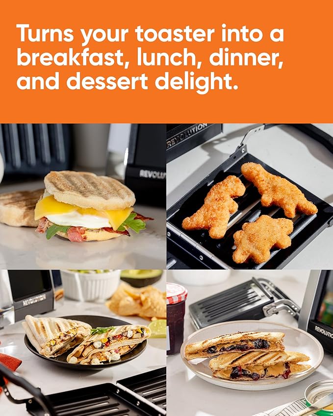 Revolution Toastie Press Conveniently Toast Delicious Grilled Cheeses, - Image 7