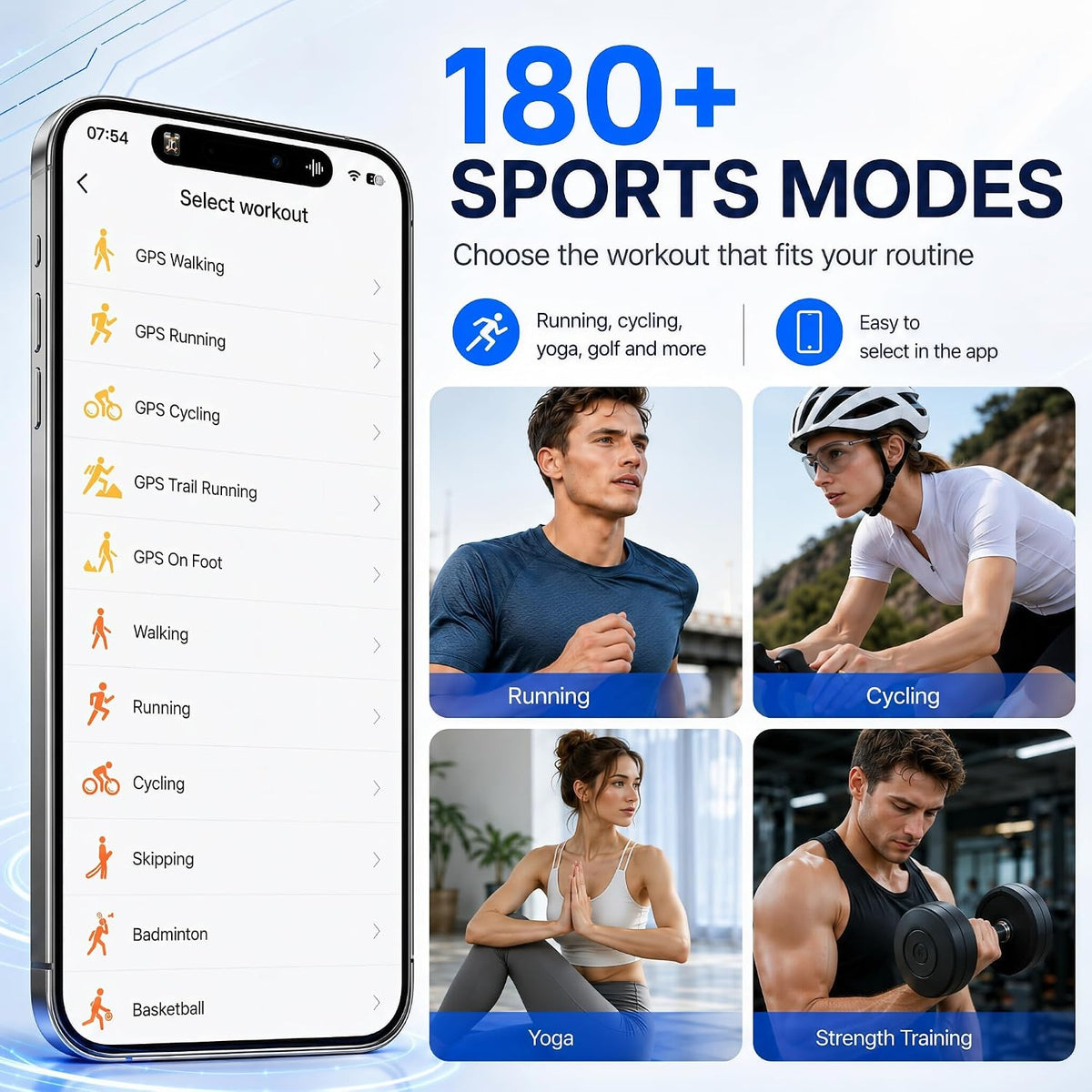 Smart Ring Fitness Tracker for Men & Women with Sleep, Heart Rate & SpO2