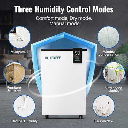 BLUEDEEP 190 Pints Commercial Dehumidifier - Image 4