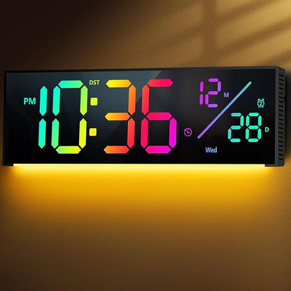 Digital Wall Clock, Large Display Digital Clock by Abovsare