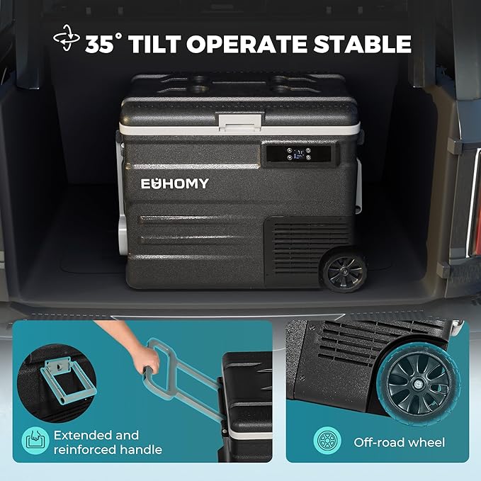 EUHOMY 12 Volt Refrigerator, 59QT 12V Fridge APP Control, Electric Cooler - Image 7