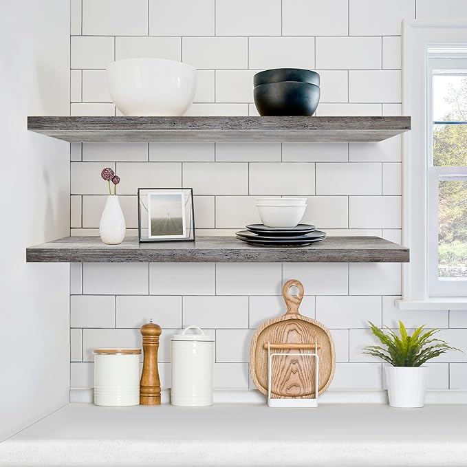 Sorbus Floating Shelves for Wall - Image 2