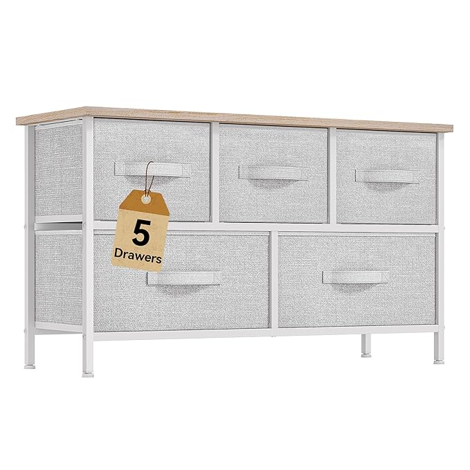 DWVO 5 Dresser for Bedroom, Storage Dresser by DWVO