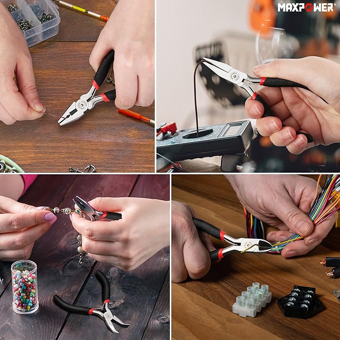 MAXPOWER Mini Jewelry Pliers Set - Image 6