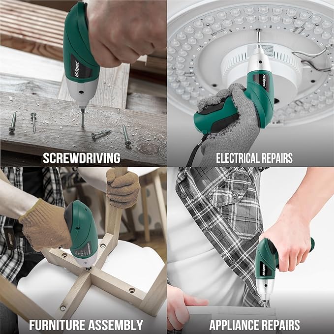 Hi-Spec 3.6V Cordless Electric Screwdriver Set - Image 6