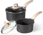 CAROTE 1.5Qt & 3.0Qt Sauce Pan Sets by CAROTE
