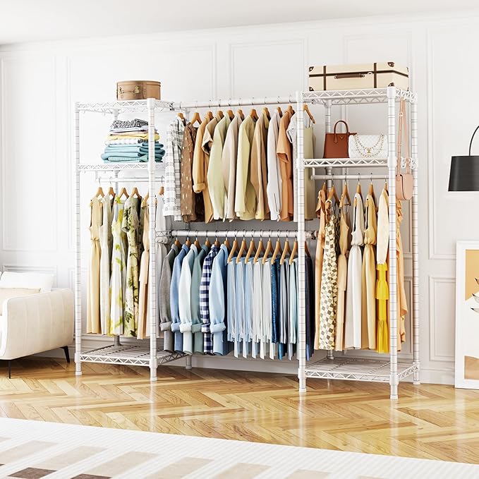 Ulif E7 Heavy Duty Garment Rack, Clothes Organizer and Storage Rack - Image 6