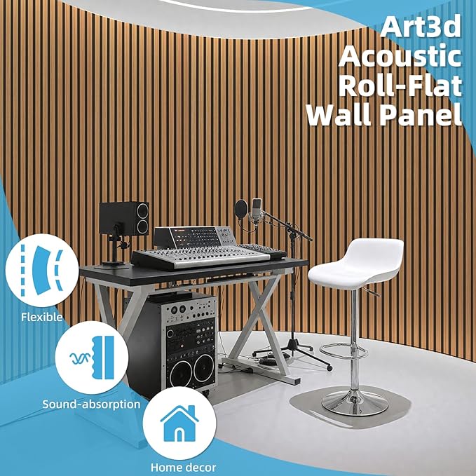 Art3d 2-Pack Acoustic Wood Slat Wall Panel - Image 5