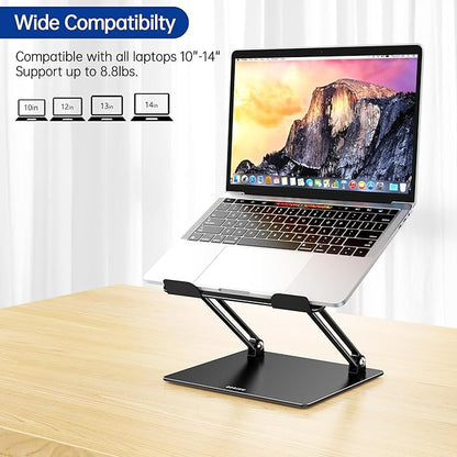 BESIGN LS10 Aluminum Laptop Stand, Ergonomic Adjustable Notebook Tablet Stand - Image 3