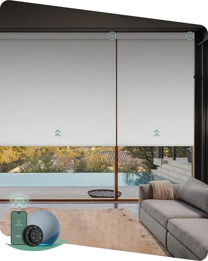 Yoolax Motorized Blinds with Remote, Smart Blinds by Yoolax