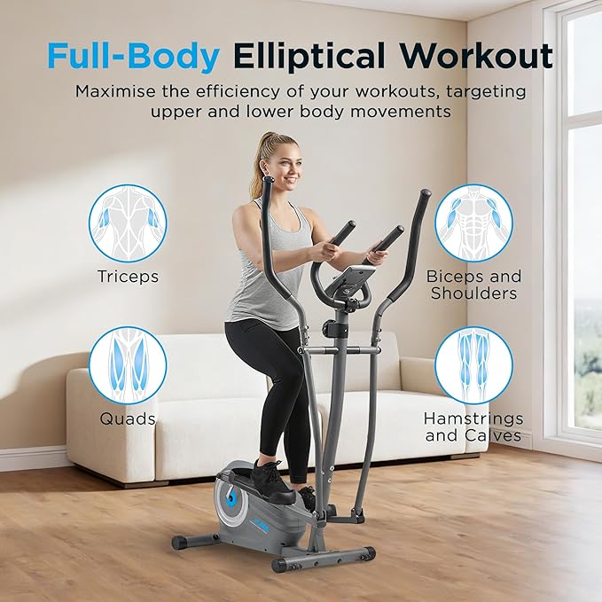 JLL Smart Upright Elliptical & Full-Body Cross Trainer – Compact, Low-Impact - Image 2