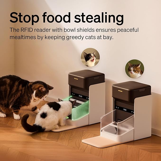 PETLIBRO RFID Multiple Cats Feeder 2 Packs, Tag Activated Exclusive Meals - Image 5