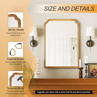 Wood Mirror for Bathroom - Image 6