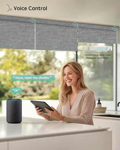 Yoolax Motorized Blinds with Remote, Smart Blinds - Image 2