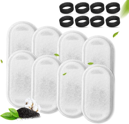 Cat Water Fountain Filters, 8 Pack Replacement Filters by Carcent