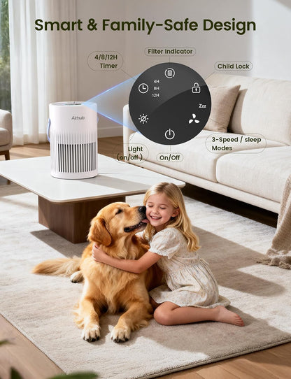 air purifier for home bedroom, 20db quiet sleep, package contents