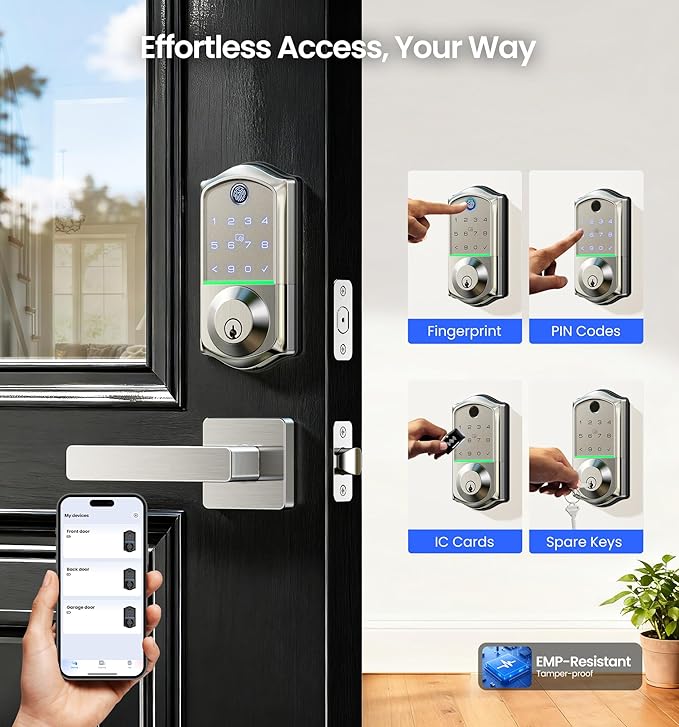 Veise VE017-B Fingerprint Smart Lock - Image 2