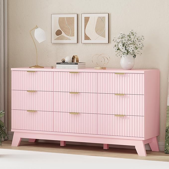 Xixini Fluted Dresser for Bedroom - Image 4