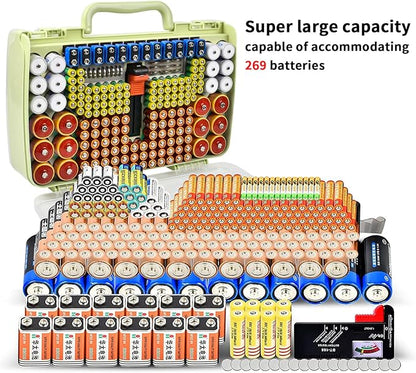 Battery Organizer Storage Holder Box Case - Image 4