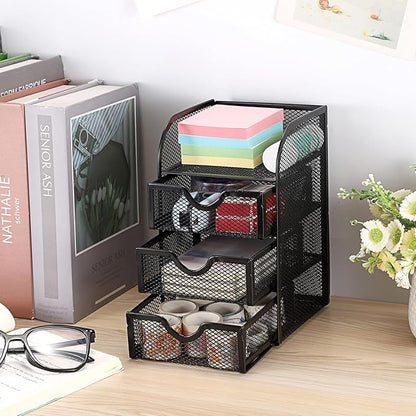 BTSKY Metal Mesh Battery Storage Organizer - Image 6