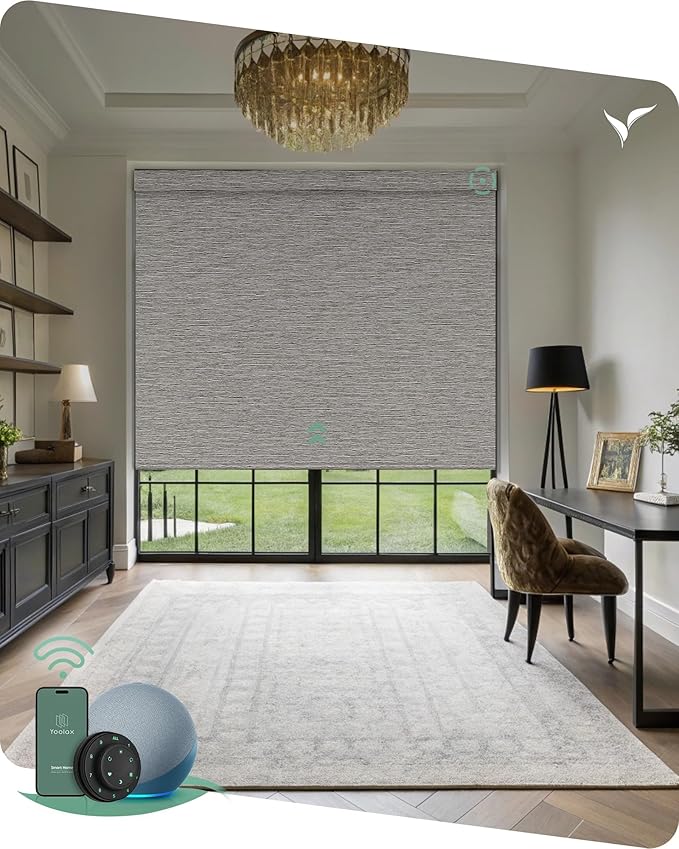 Yoolax Motorized Blinds with Remote, Smart Blinds by Yoolax
