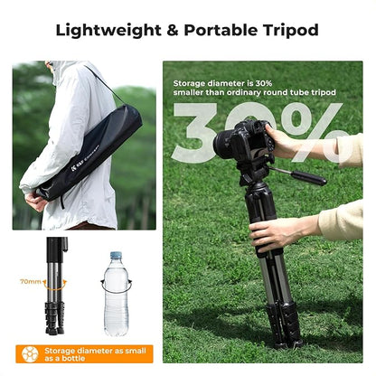 K&F CONCEPT Camera Tripod, Cellphone Clip - Image 3