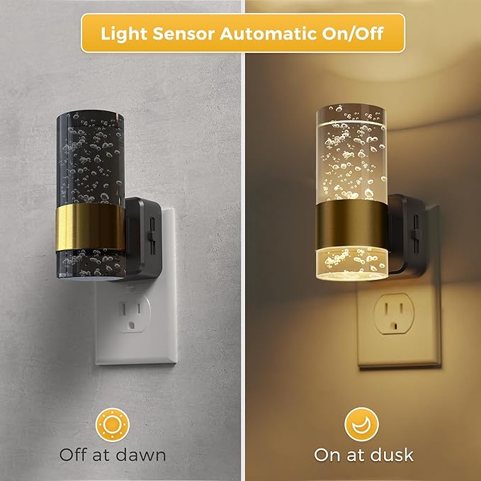 L LOHAS LED Night Lights Plug into Wall, Acrylic Night Light, Dimmable - Image 2