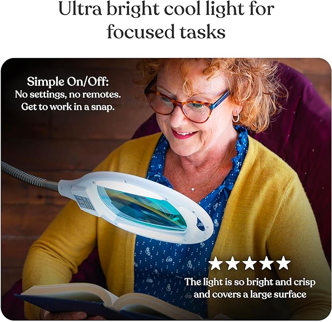 Brightech LightView Pro LED Magnifying Floor Lamp - Image 3