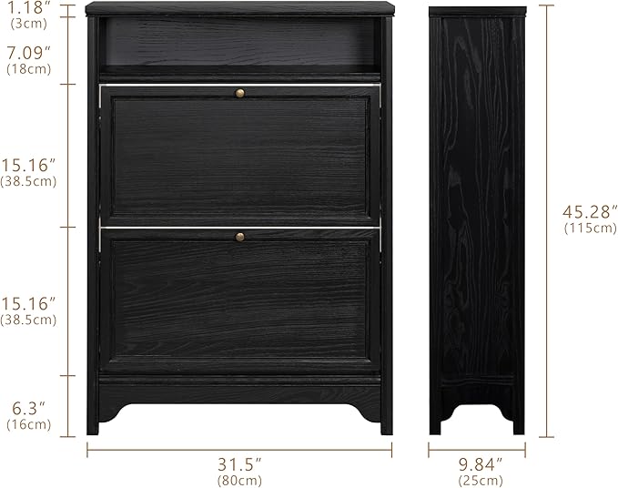 Chogori Wood Shoe Storage Cabinet - Image 2