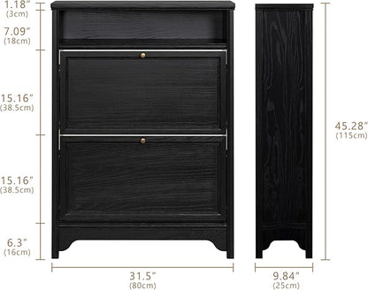 Chogori Wood Shoe Storage Cabinet - Image 2