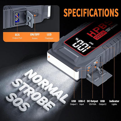 HPBS Car Jump Starter - Image 6