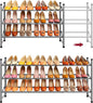 Tajsoon Expandable Shoe Rack for Closet 3 Tier, 28“-41“Adjustable & Stackable by Tajsoon