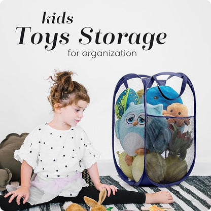 Handy Laundry Collapsible Mesh Pop Up Hamper - Image 6