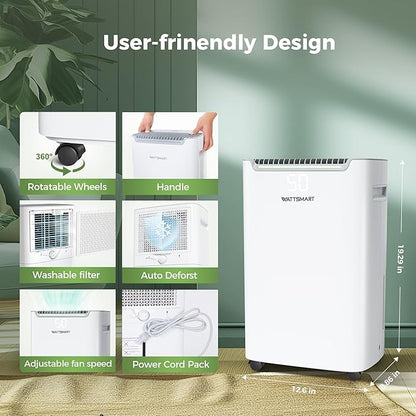 4, 500 Sq.Ft Dehumidifier for Basement - Image 9