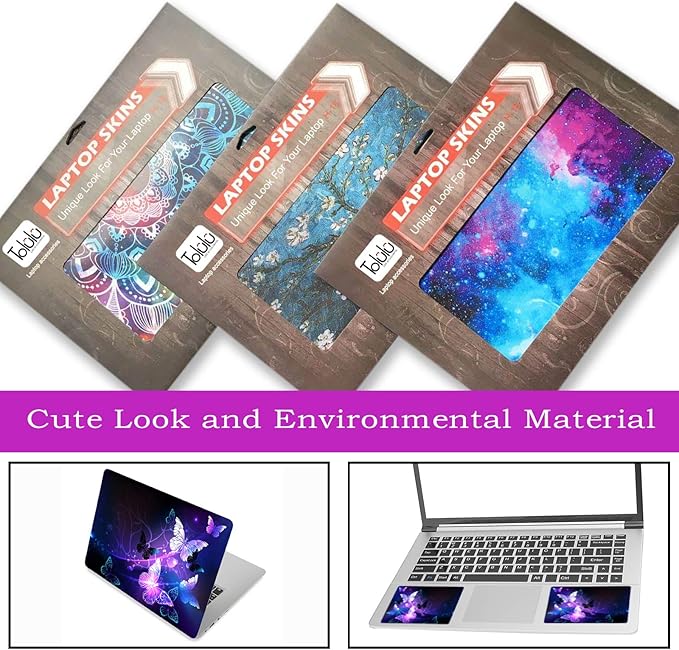 Laptop Skin Sticker Decal, Decorative Waterproof Removable, Art Butterfly - Image 6