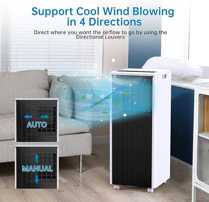 Portable Air Conditioners 8000 BTU, Remote Control AC Unit - Image 6