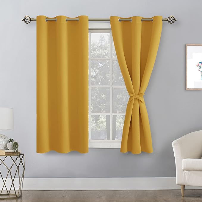 Hiasan Short Blackout Curtains for Bedroom - Image 8