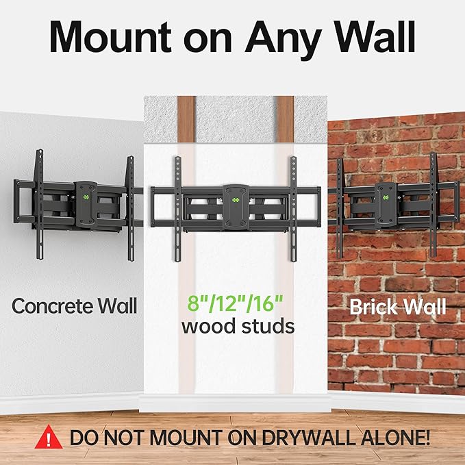 Full Motion Mount, USX MOUNT UL Listed TV Wall Mount - Image 6